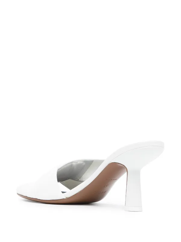 サンダル・ミュール NEOUS SS22 White fabric mules (00267K02 WHITE) NEOUS shoes for women, stylish footwear on sale | YOOX