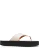Image 1 of ATP Atelier platform sole leather flip-flops