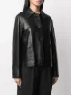 Ports 1961 fitted leather jacket