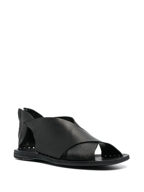 Officine Creative Crossover Flat Sandals | Black | FARFETCH EG display picture 2
