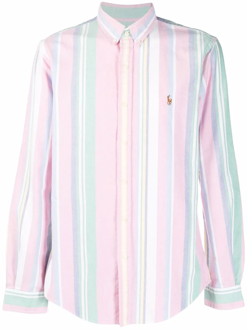 фото Polo ralph lauren полосатая рубашка на пуговицах