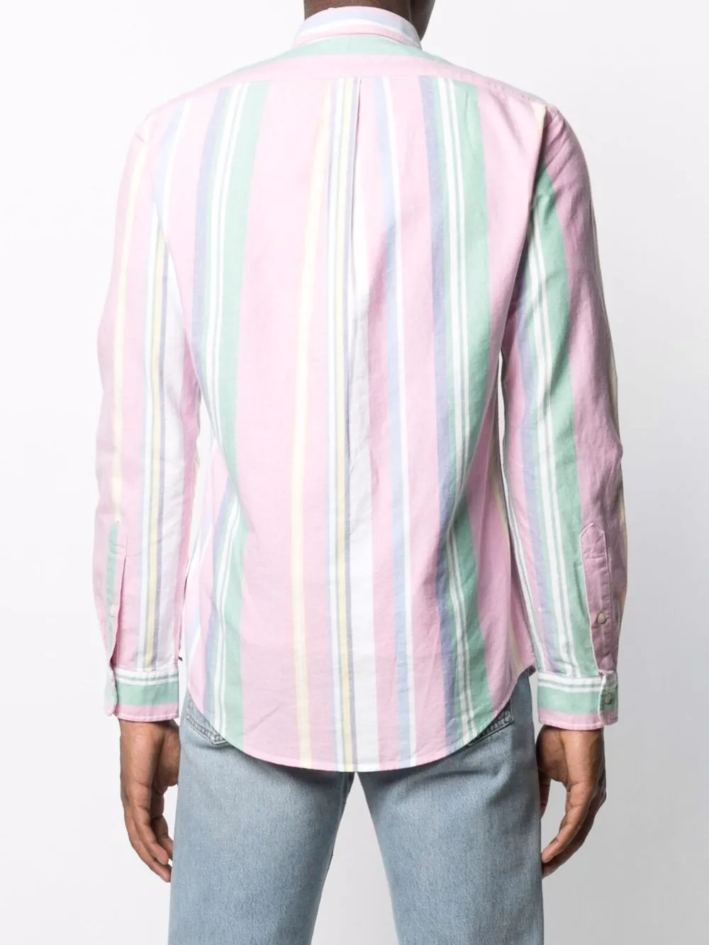 фото Polo ralph lauren полосатая рубашка на пуговицах