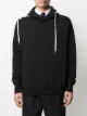 Craig Green contrasting laced cotton hoodie