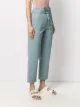 Odeeh tie-waist cropped trousers
