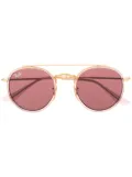 RAY-BAN JUNIOR round aviator sunglasses - Pink