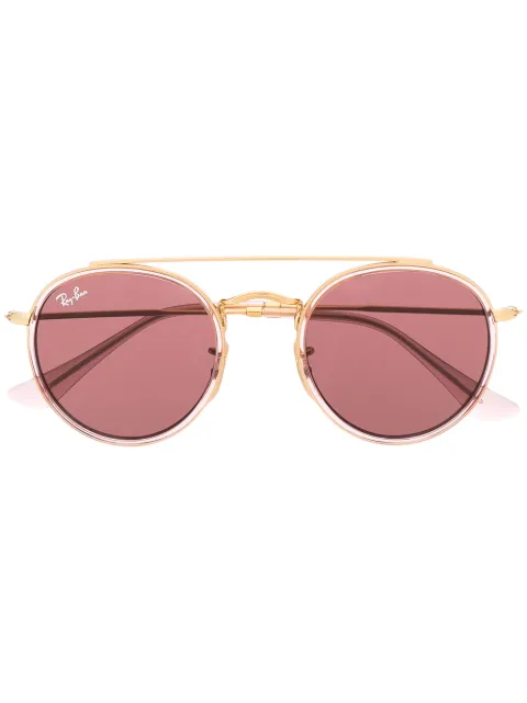 RAY-BAN JUNIOR lentes de sol redondos estilo aviador