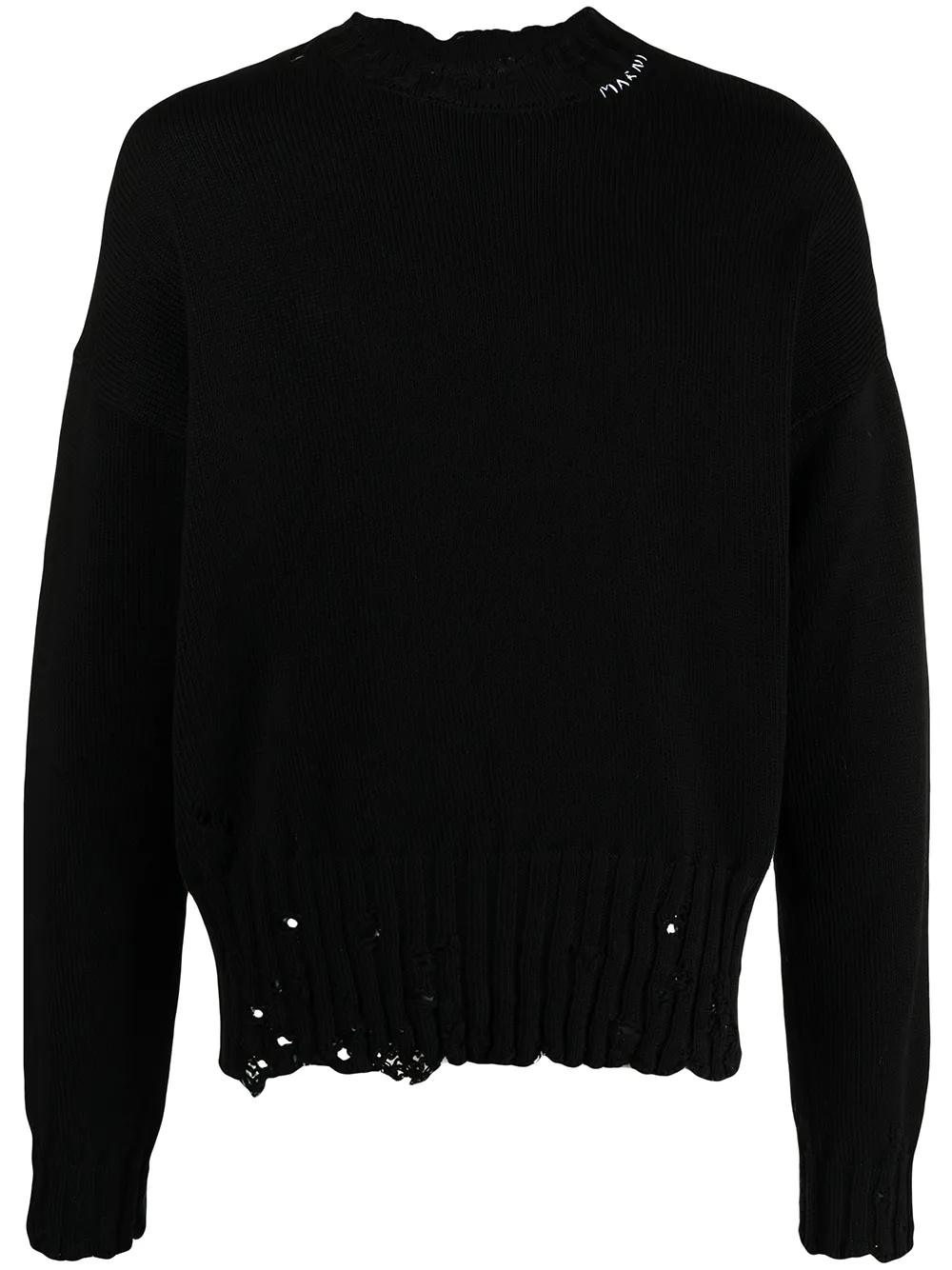marni distressed sweater