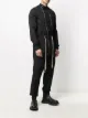 Rick Owens zip-embellished long-sleeve jumpsuit