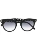 Stella McCartney Eyewear chain-detail sunglasses - Black