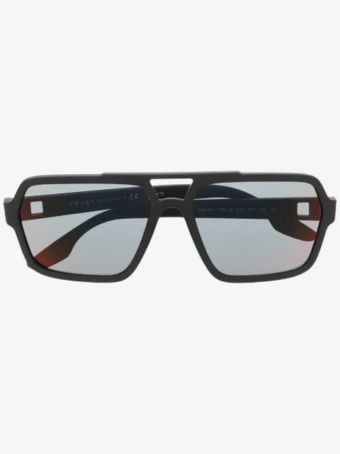 Prada Eyewear Getönte Pilotenbrille