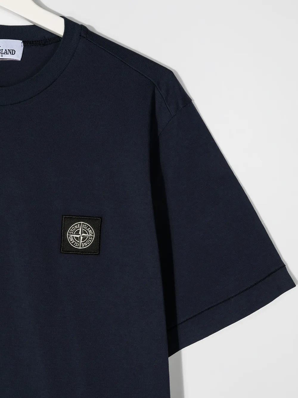 фото Stone island junior футболка с нашивкой-логотипом