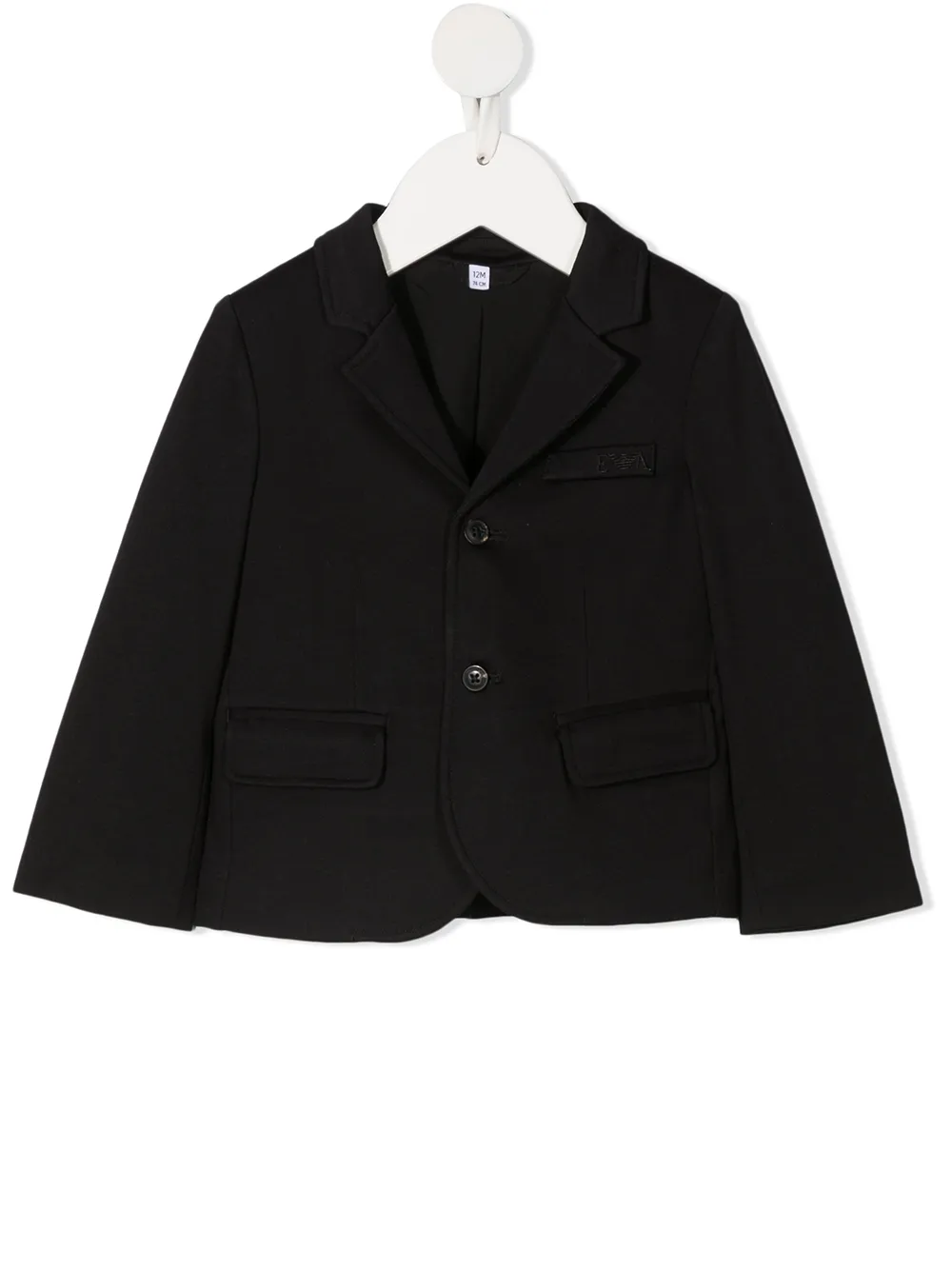 

Emporio Armani Kids blazer con corte recto - Azul