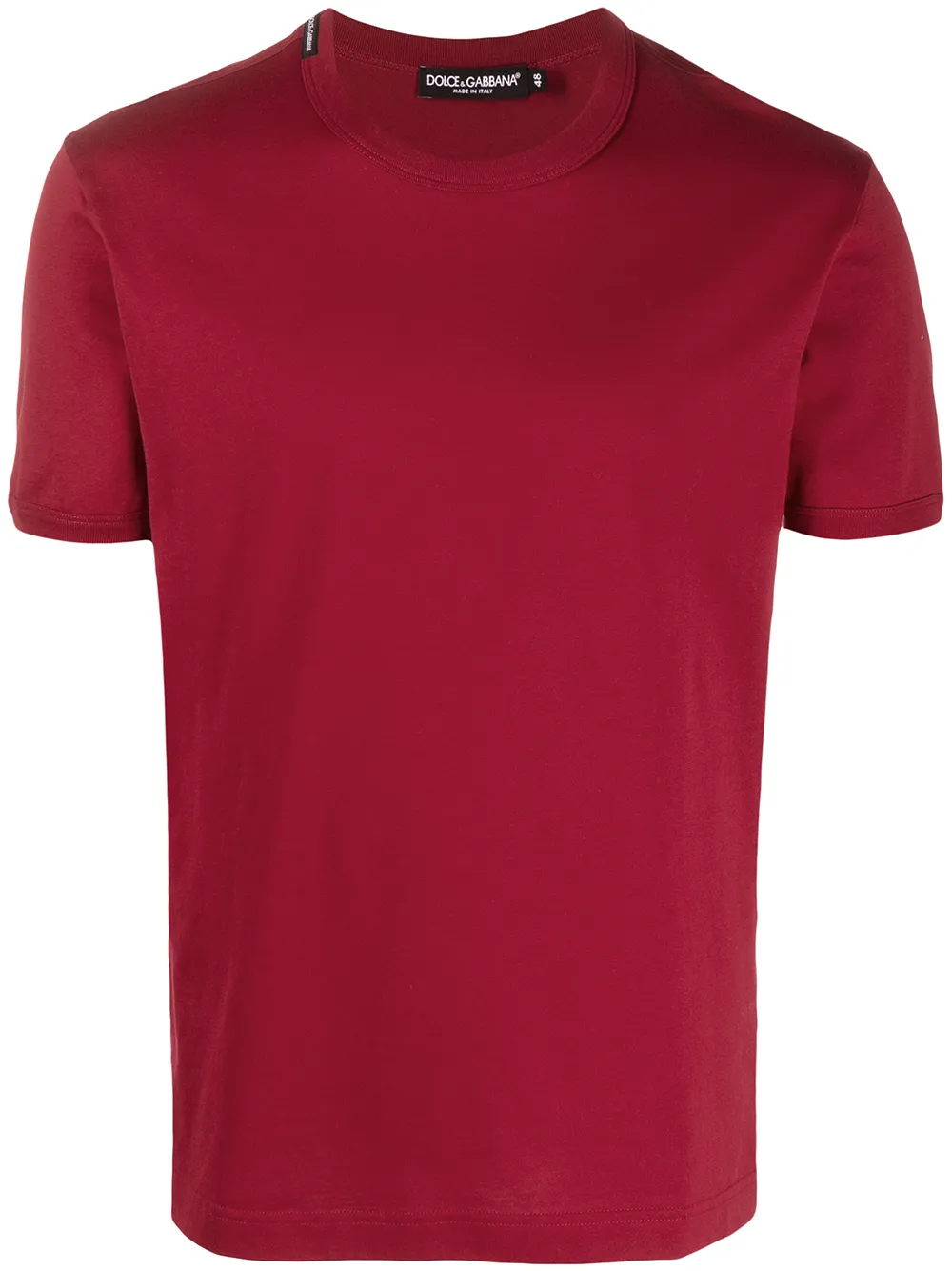 

Dolce & Gabbana logo-patch crew-neck T-shirt - Red