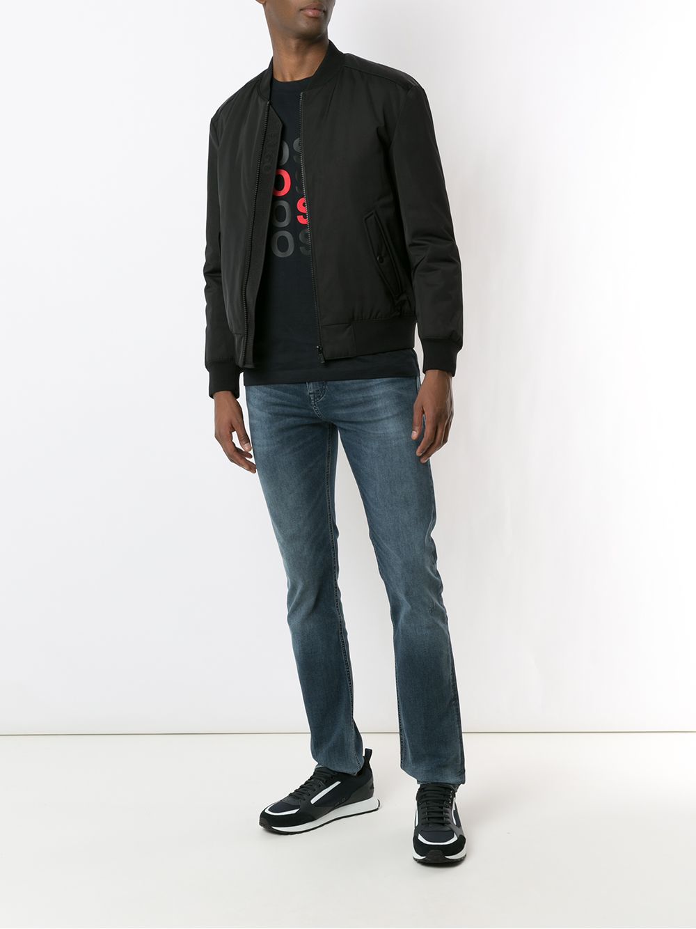 HUGO Varsity Bomber Jacket - Farfetch