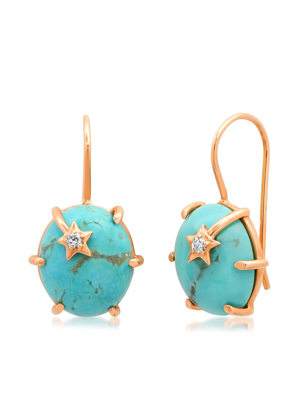 Andrea Fohrman серьги Galaxy из розового золота