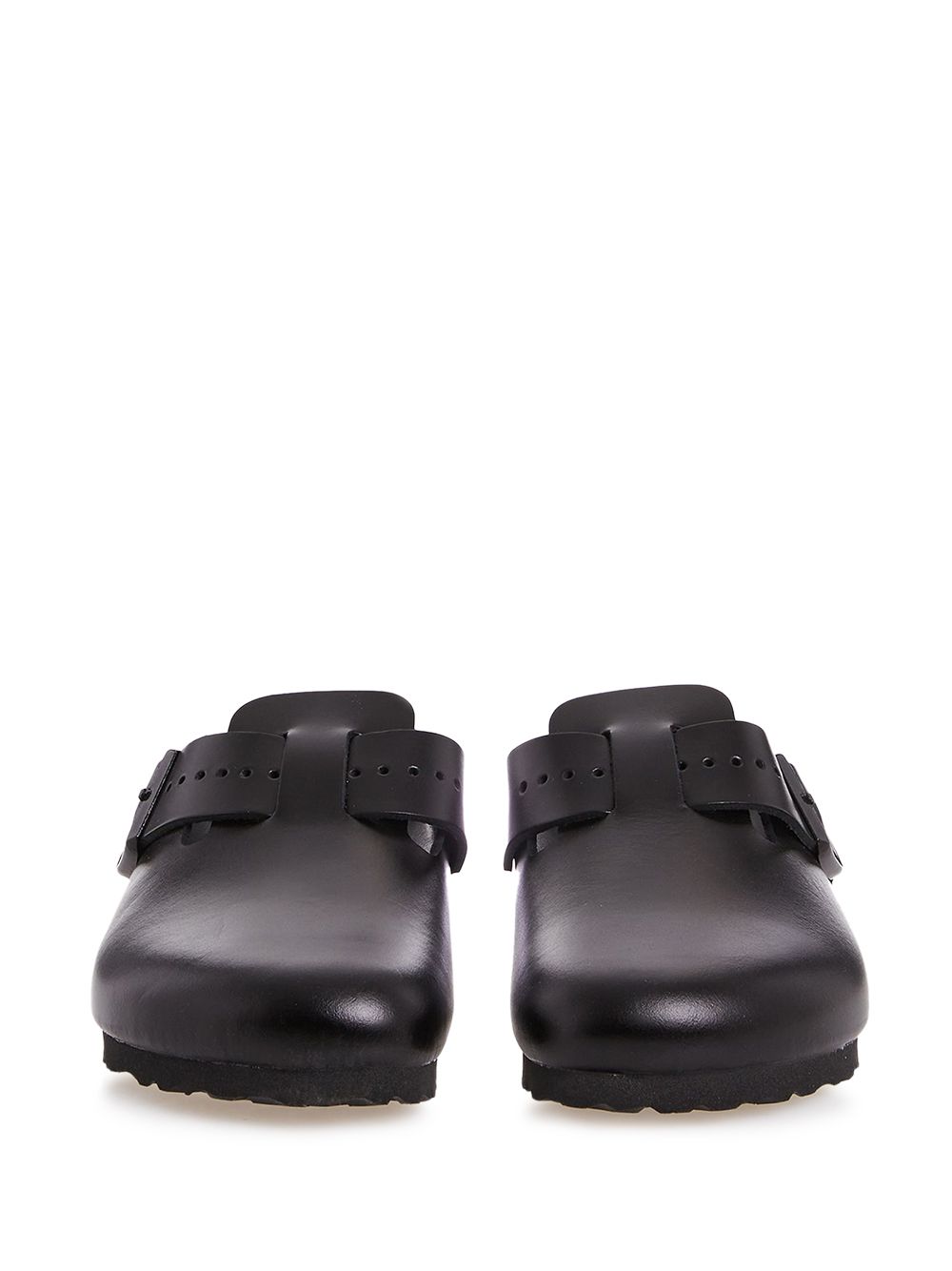 Rick Owens X Birkenstock x Boston leren klompen - 09 BLACK