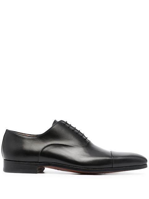 Magnanni Negro leather Oxford shoes