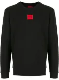 HUGO Diragol logo-patch sweatshirt - Black
