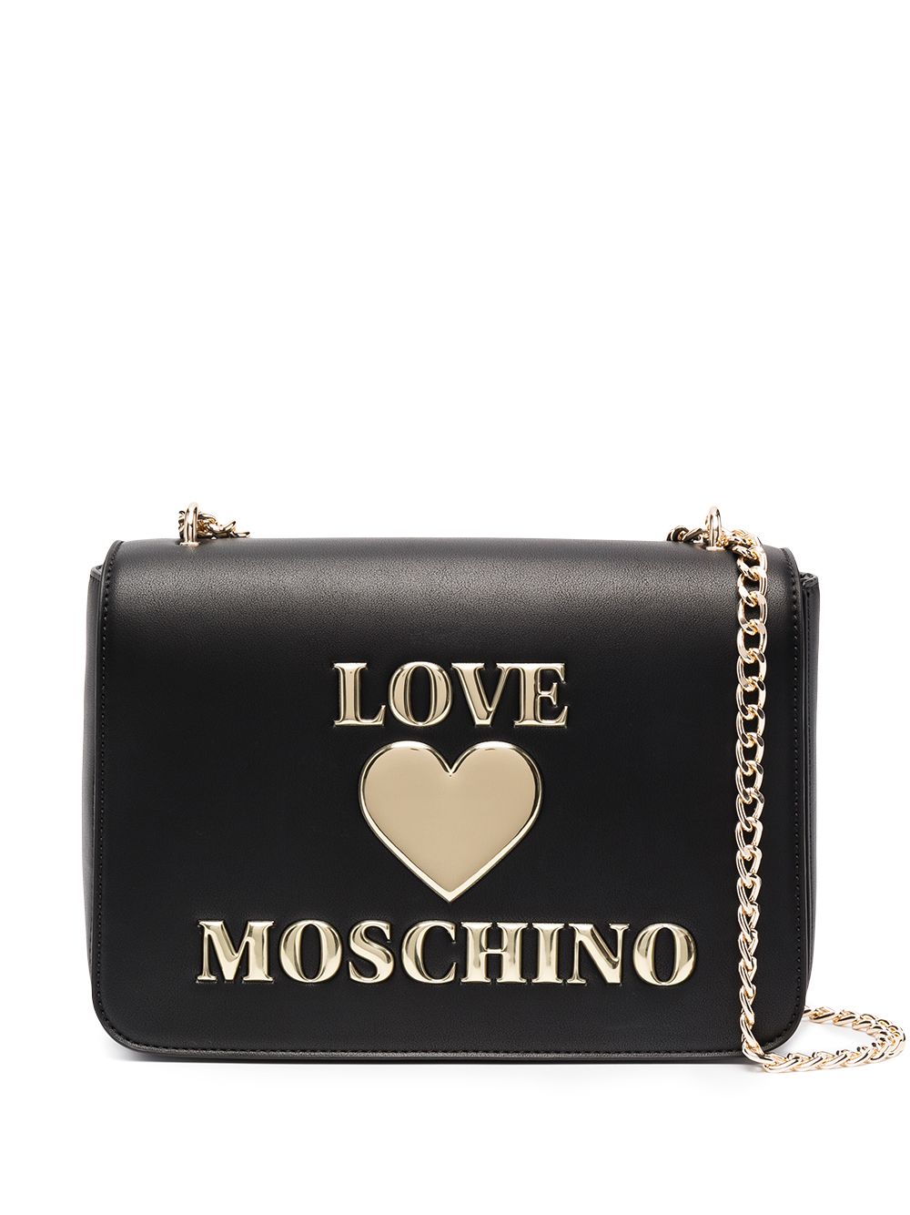 фото Love moschino сумка на плечо с металлическим логотипом