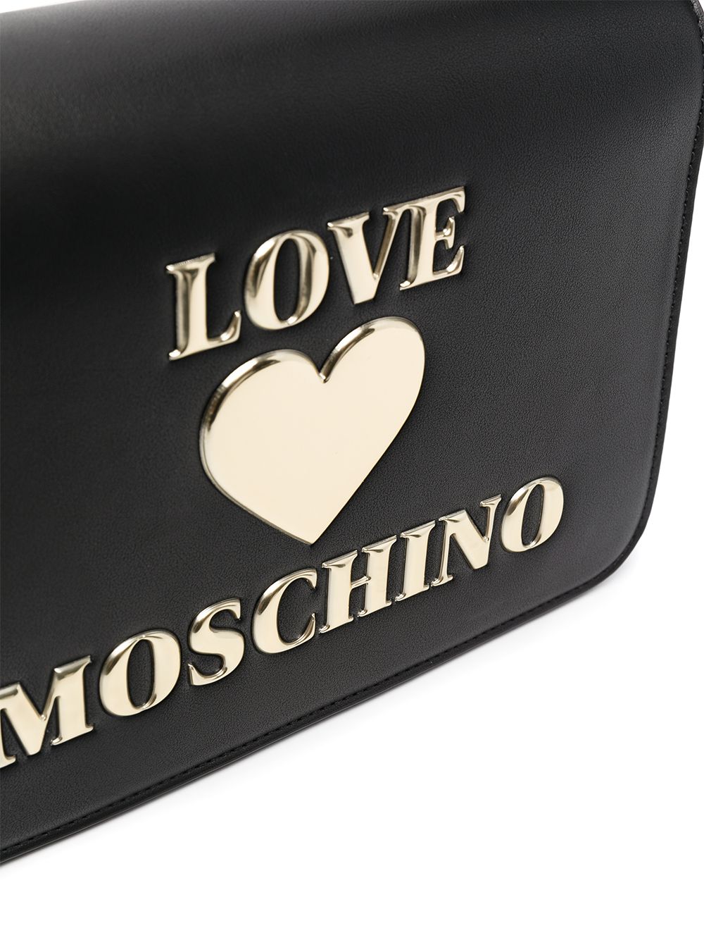 фото Love moschino сумка на плечо с металлическим логотипом