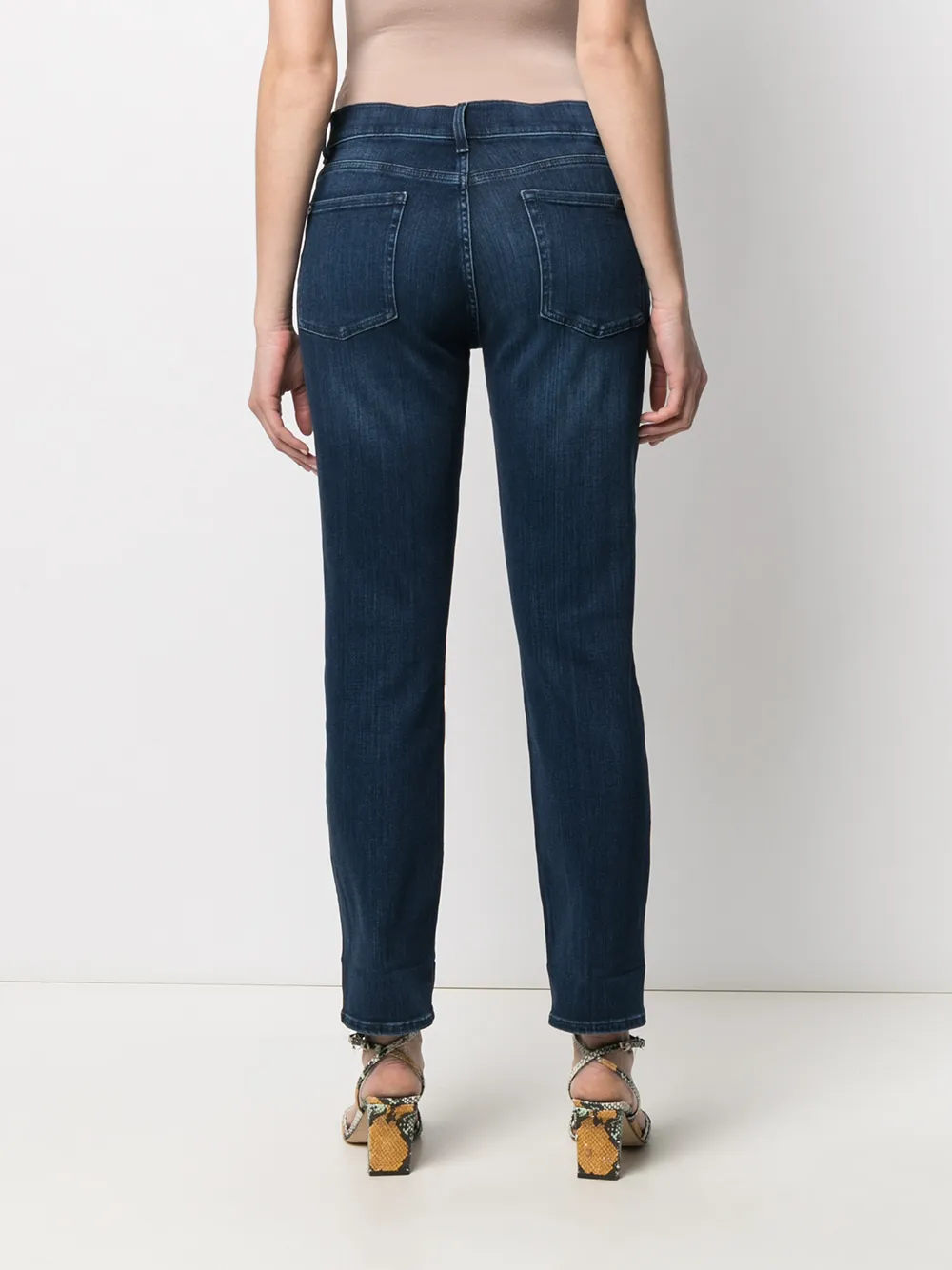 фото 7 for all mankind узкие джинсы средней посадки