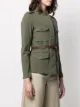 Bazar Deluxe belted waist safari jacket