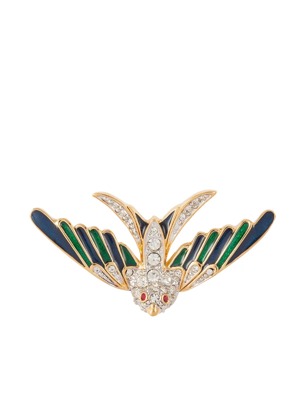 

Susan Caplan Vintage broche D'Orlan Swallow 1990 - Dorado