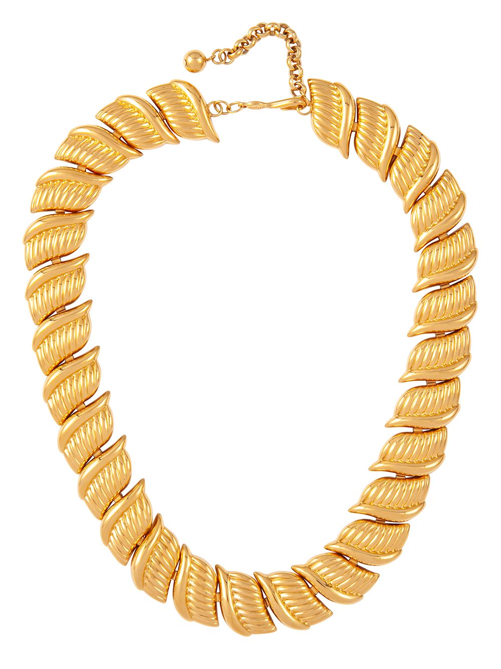 фото Susan caplan vintage 1980s napier textured-finish necklace