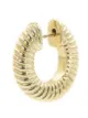 Image 2 of BONDEYE JEWELRY 14kt yellow gold ribbed hoop earrings