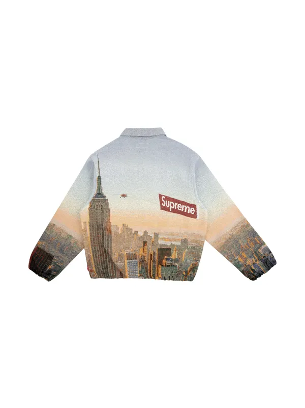 Aerial Tapestry Harrington jacket