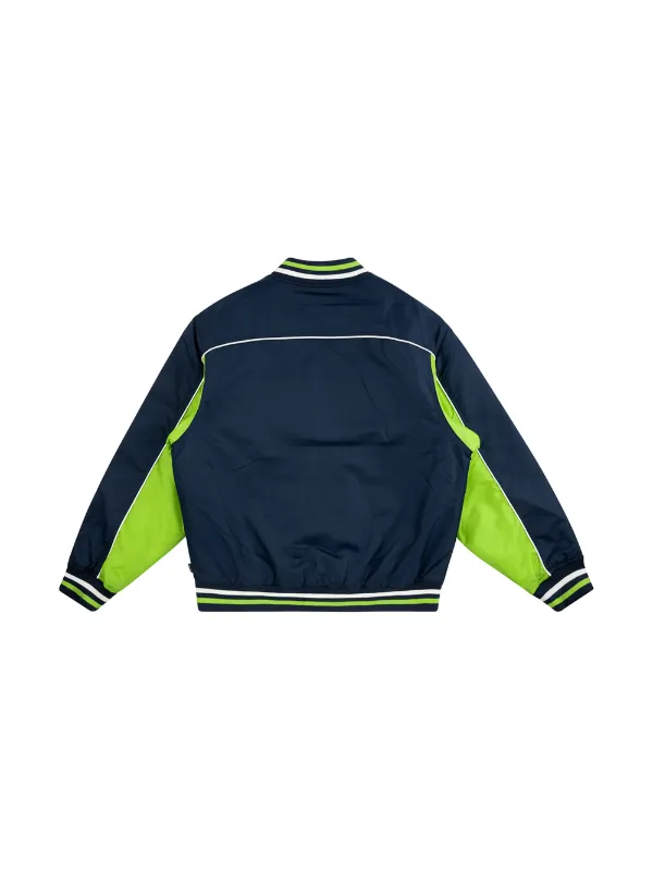 supreme contrast script varsity jacket