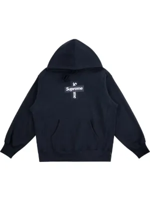 Supreme Cross Box Logo Hoodie - Farfetch