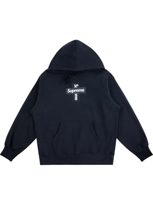 Supreme cross Box Logo Hooded Sweatshirtトップス