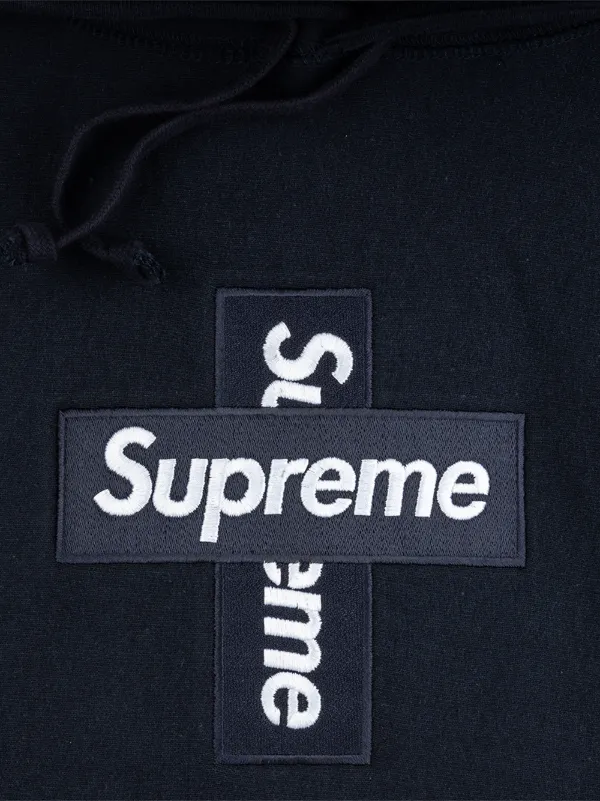 Supreme Cross Box Logo Hoodie - Farfetch