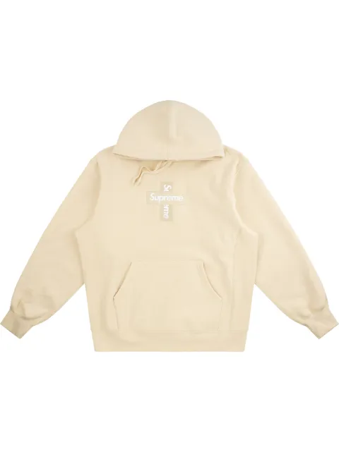 beige supreme hoodie