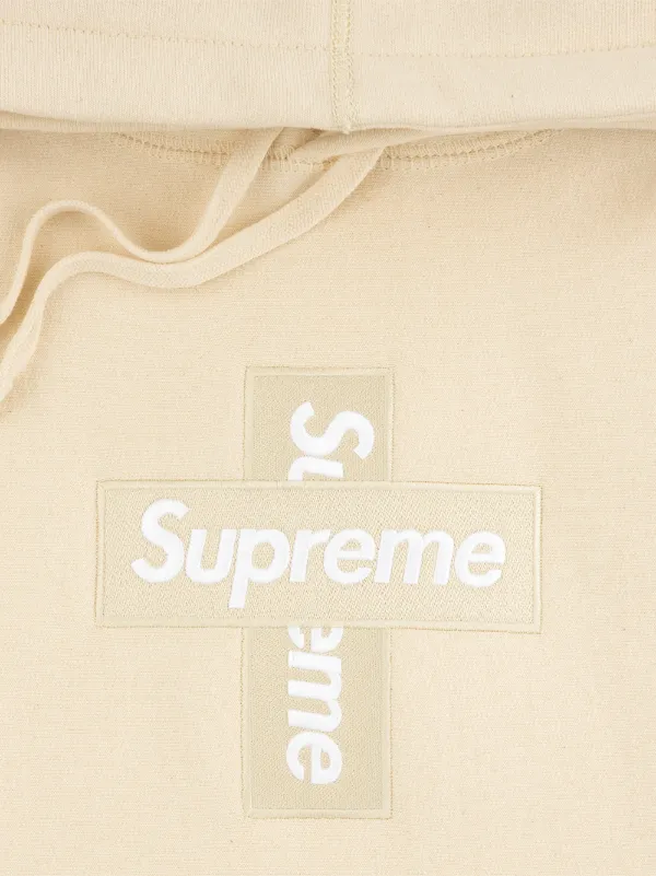 Supreme cross logo hoodie hot sale