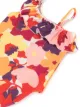 Image 2 of Il Gufo floral ruffled swimsuit