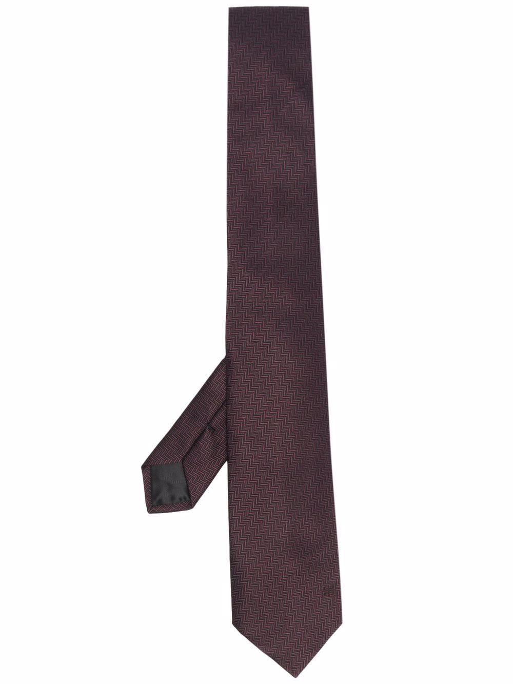 фото Givenchy шелковый галстук с жаккардовым логотипом
