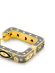 Immagine 2 di BUDDHA MAMA Orecchini a cerchio Evil Eye in oro 20kt con diamanti