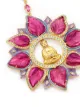 Image 2 of BUDDHA MAMA 20kt yellow gold Buddha Lotus pendant