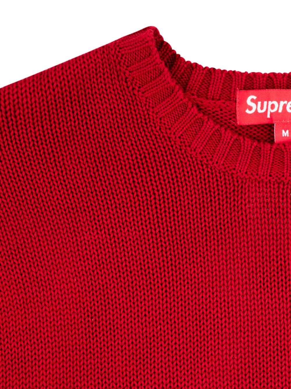 Back Logo knitted jumper