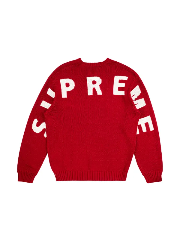 supreme back logo sweater XL - ニット/セーター