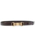 Céline Pre-Owned pre-owned horsebit detail belt - Brown