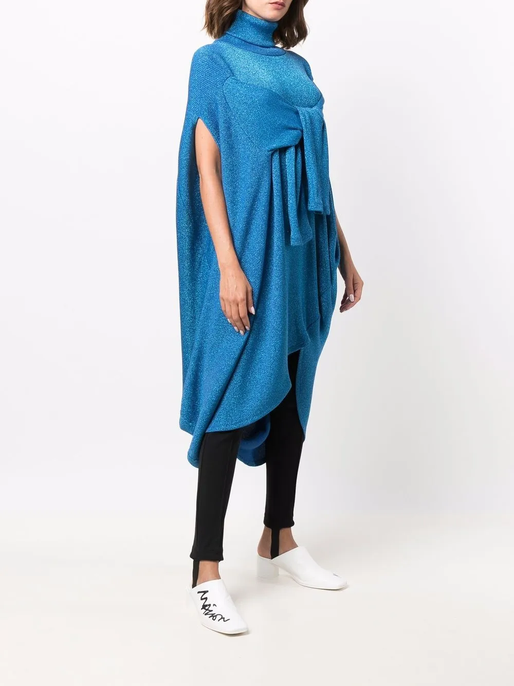 фото Mm6 maison margiela трикотажное платье с завязками