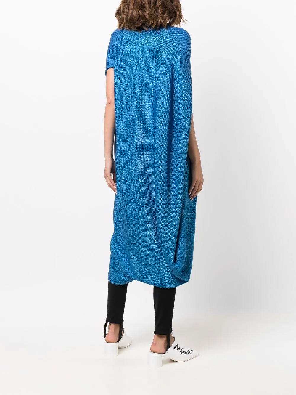 фото Mm6 maison margiela трикотажное платье с завязками