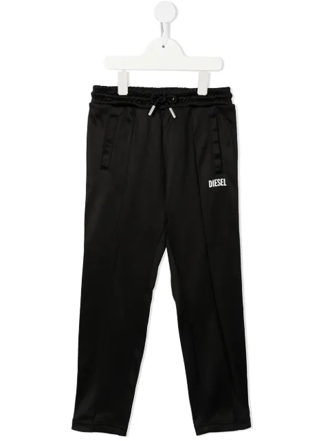 Diesel Kids pants con logo estampado