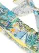 Il Gufo ruffled halterneck bikini set