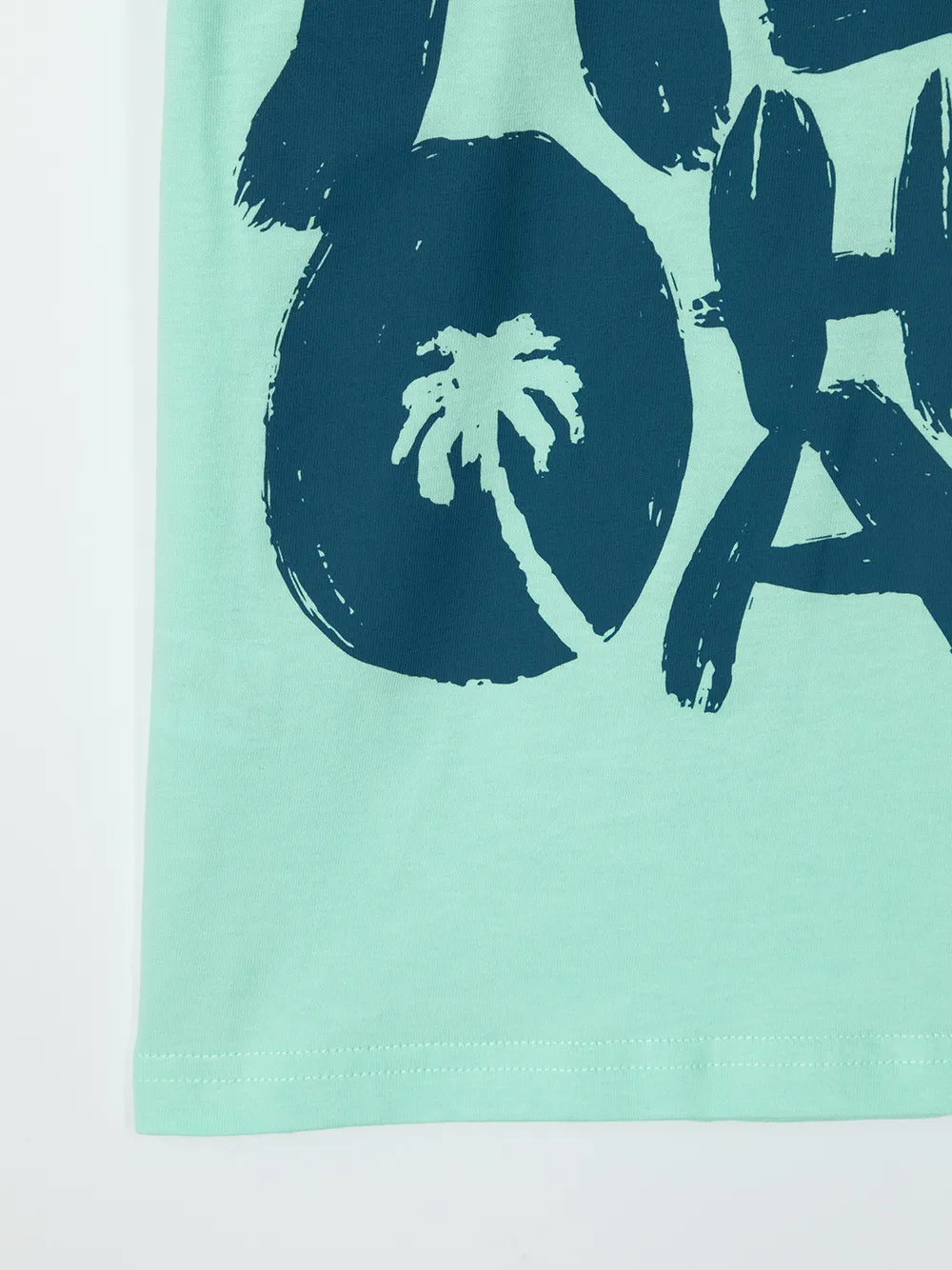  Il Gufo T Shirt Mit aloha Print   Grün 