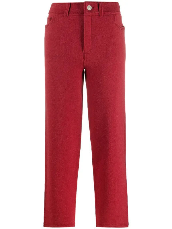 Barrie Knitted boyfriend-fit Trousers 