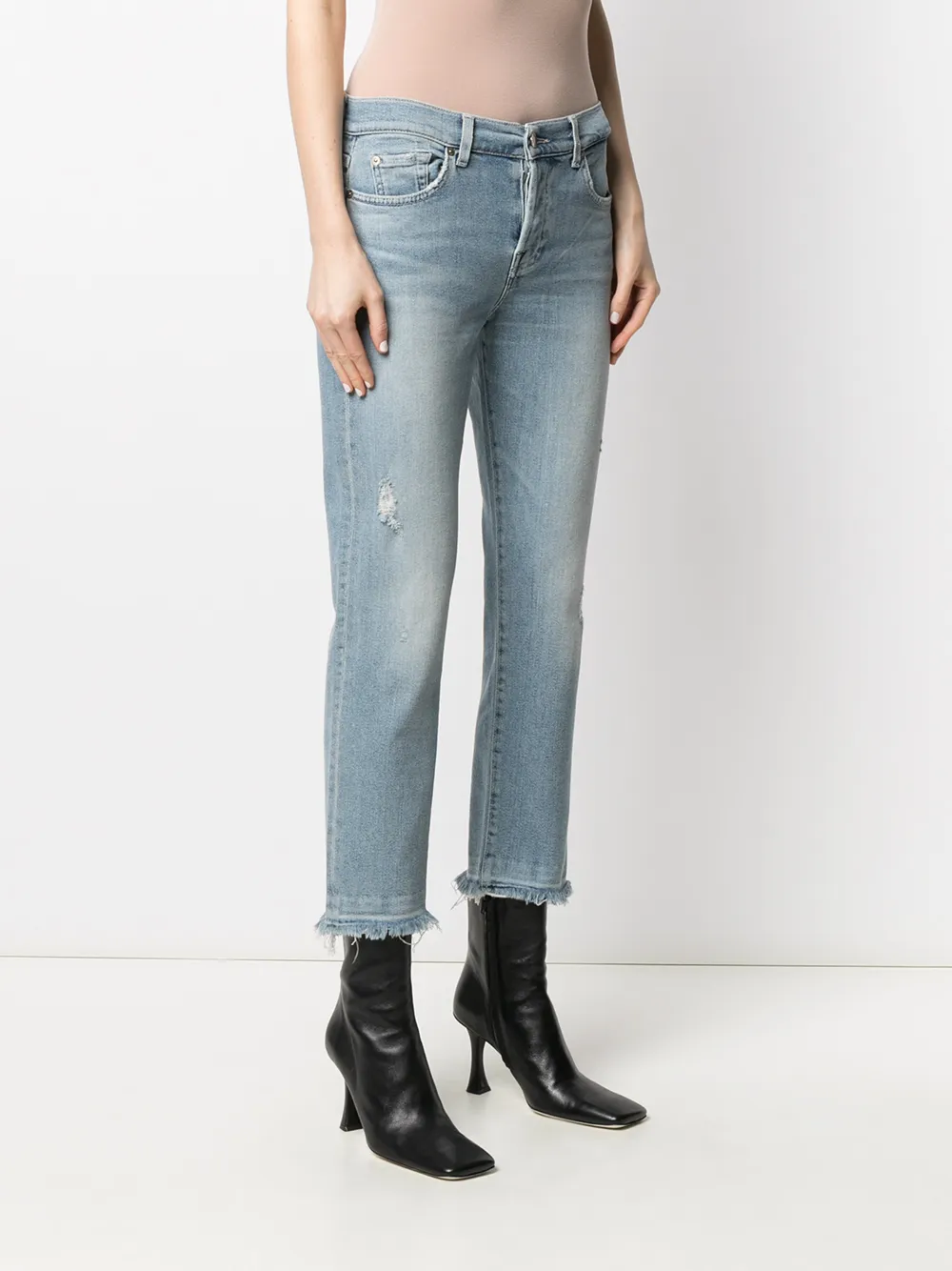 фото 7 for all mankind укороченные джинсы кроя слим